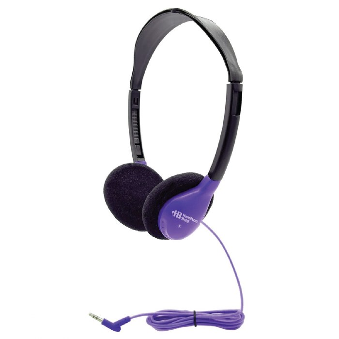 Primary Image of Personal Headphone with Foam Ear Cushions - Purple