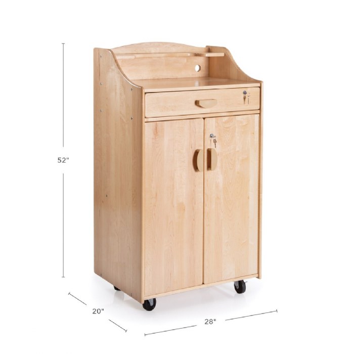 Alternate Image #1 of Maple All-in-One Teacher Storage