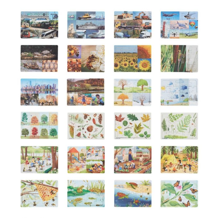 Alternate Image #1 of Big Puzzle Set with Metal Rack - Set of 24