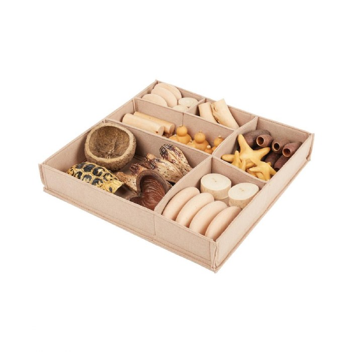 Alternate Image #1 of Nature's Geometry: Toddler Loose Parts STEM Kit - 62 Pieces