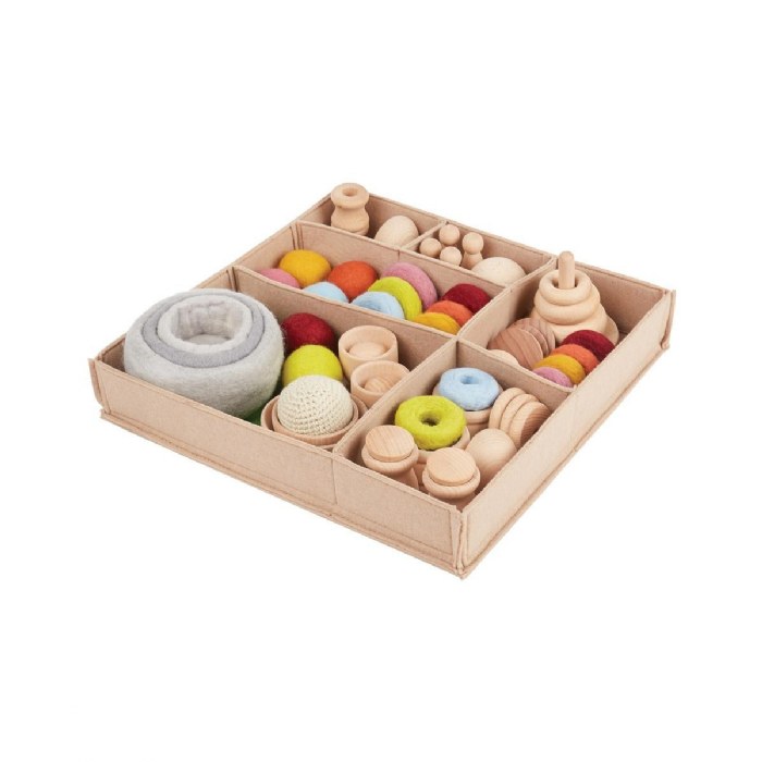 Alternate Image #1 of Container Play: Toddler Loose Parts STEM Kit - 56 Pieces