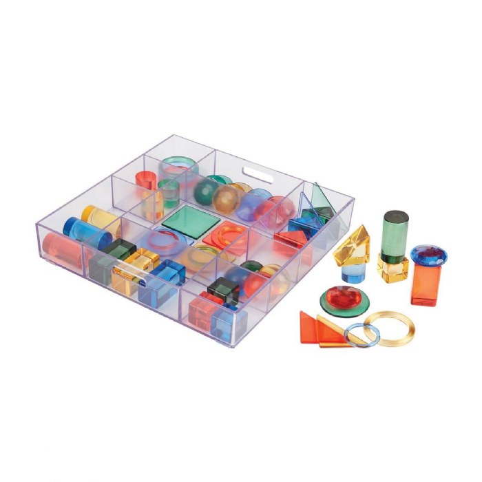 Alternate Image #1 of Light and Color: Toddler Loose Parts STEM Kit - 57 Pieces