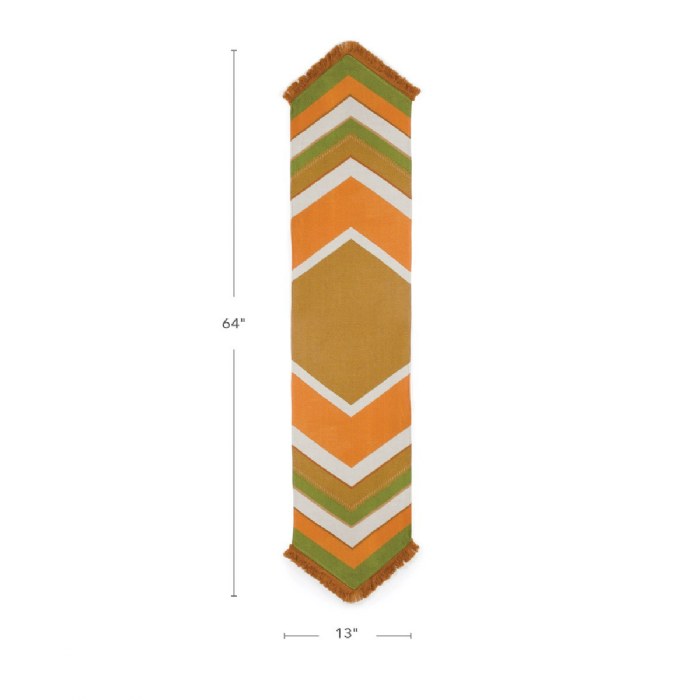 Alternate Image #1 of Earth-Toned Decorative Runner