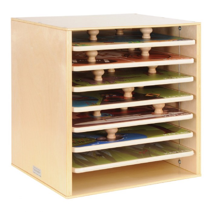 Alternate Image #1 of Kaplan Wood Knob Puzzle Case