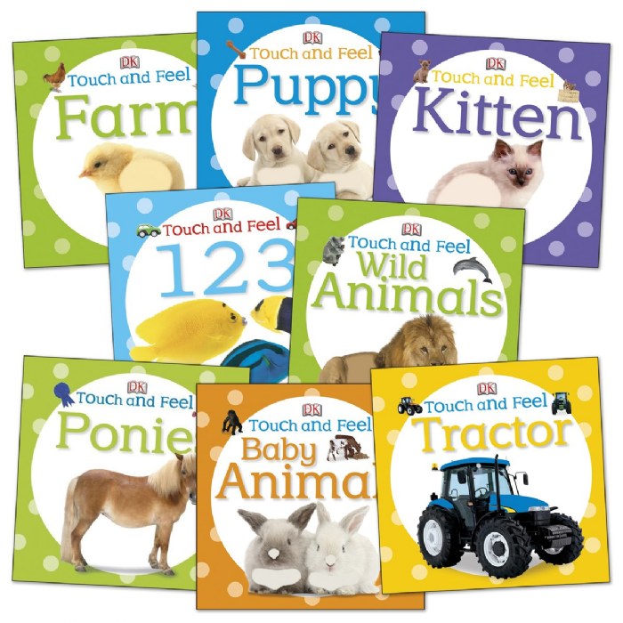 Primary Image of Touch-and-Feel Board Books - Set of 8
