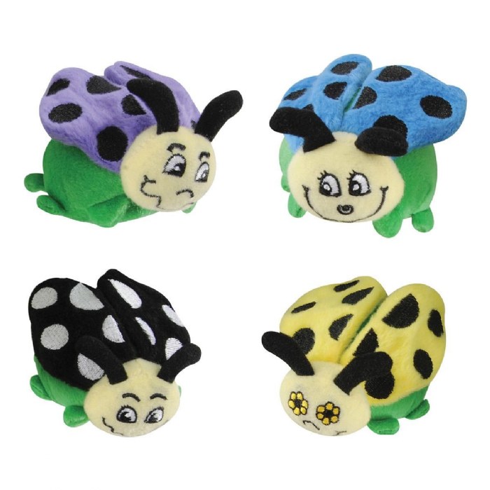 Alternate Image #1 of Toddler Crinkle and Texture Magnetic Ladybugs