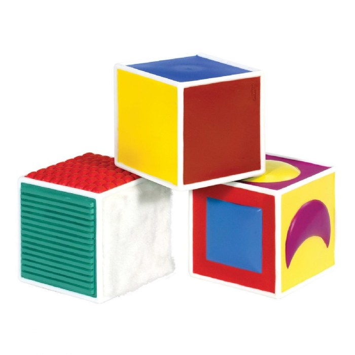 Primary Image of Soft Tactile and Sensory Blocks - Set of 3
