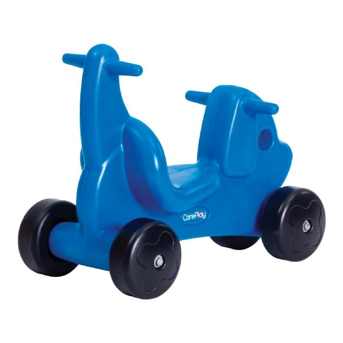Alternate Image #1 of Blue Puppy 2-in-1 Push or Ride On