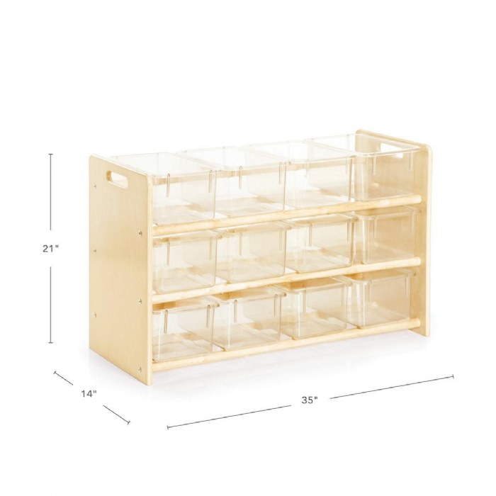 Alternate Image #1 of Carolina See-All Storage with 12 Clear Bins