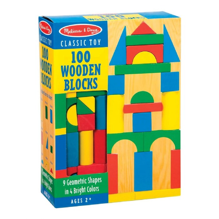 Alternate Image #1 of Wooden Color Blocks - 100 Pieces