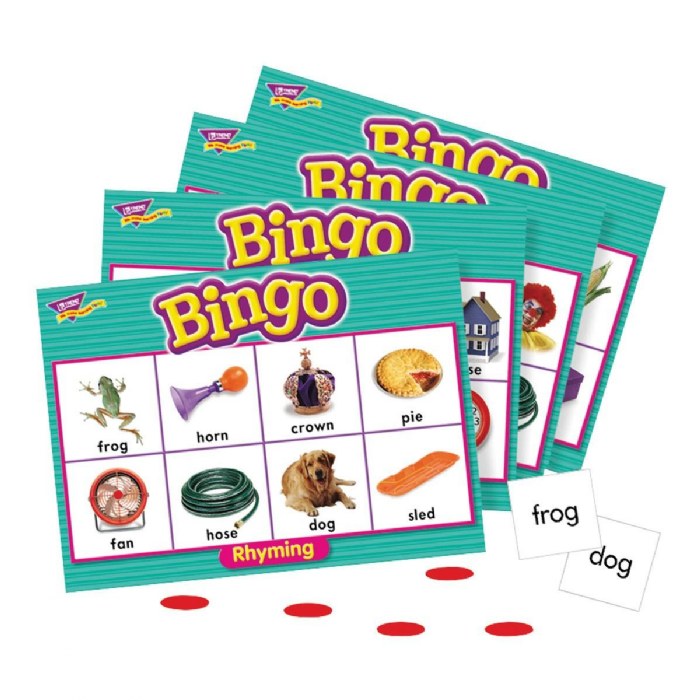 Alternate Image #1 of Rhyming Bingo