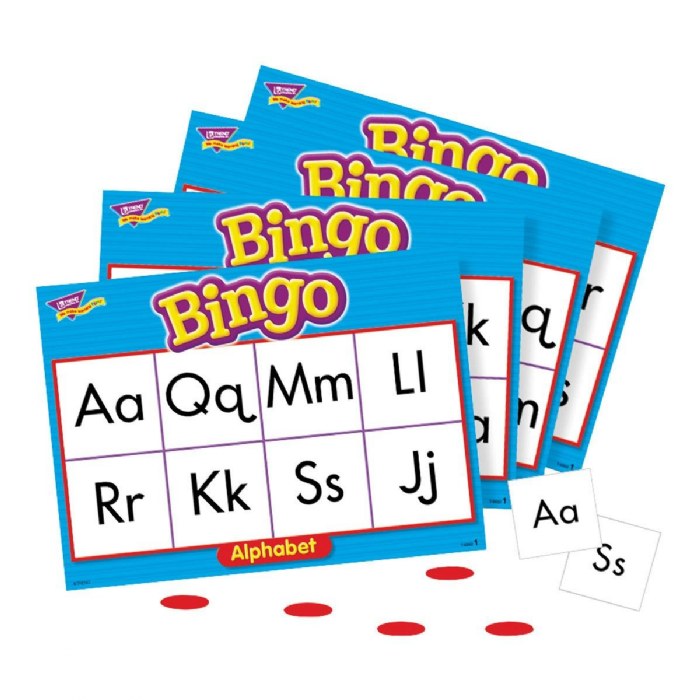 Alternate Image #1 of Alphabet Bingo with Upper and Lower Case Letters