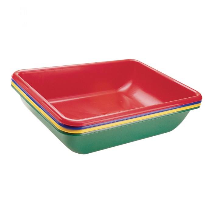 Primary Image of Durable Plastic Activity Bin - Set of 4