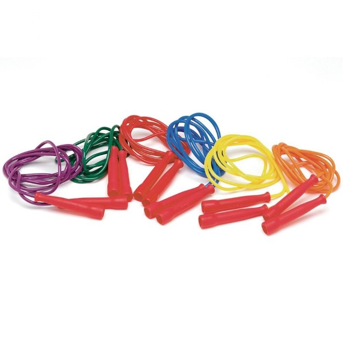 Primary Image of 7' Assorted Color Speed Ropes - Set of 6