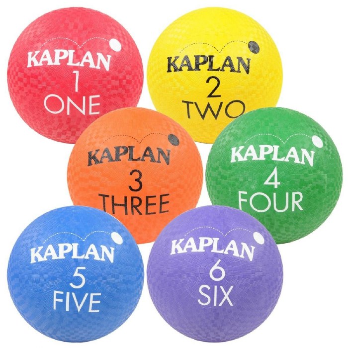 Primary Image of Kaplan Playground Balls - Set of 6