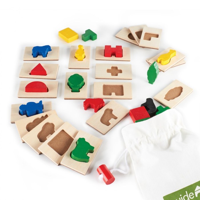 Primary Image of 3D Feel & Find Shapes and Tile Matching Toy - 40 Pieces