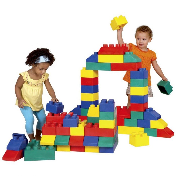 Alternate Image #1 of Edushape&reg; Flexible EduBlock Set II - 50 Bricks