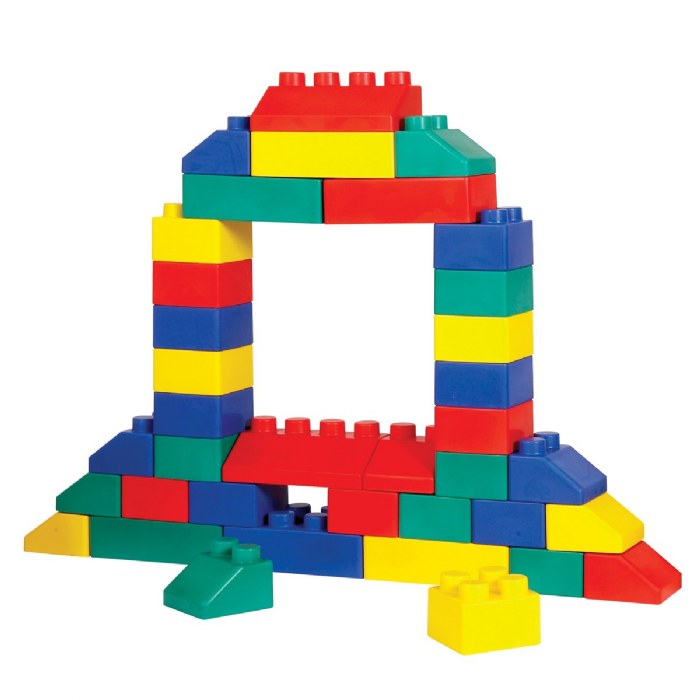 Primary Image of Edushape&reg; Flexible EduBlock Set II - 50 Bricks