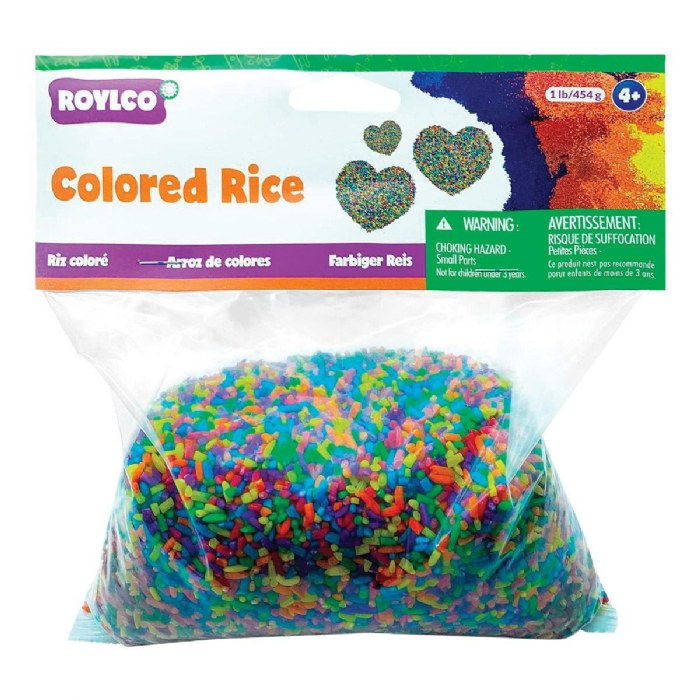 Primary Image of Colored Rice - 1 pound bag
