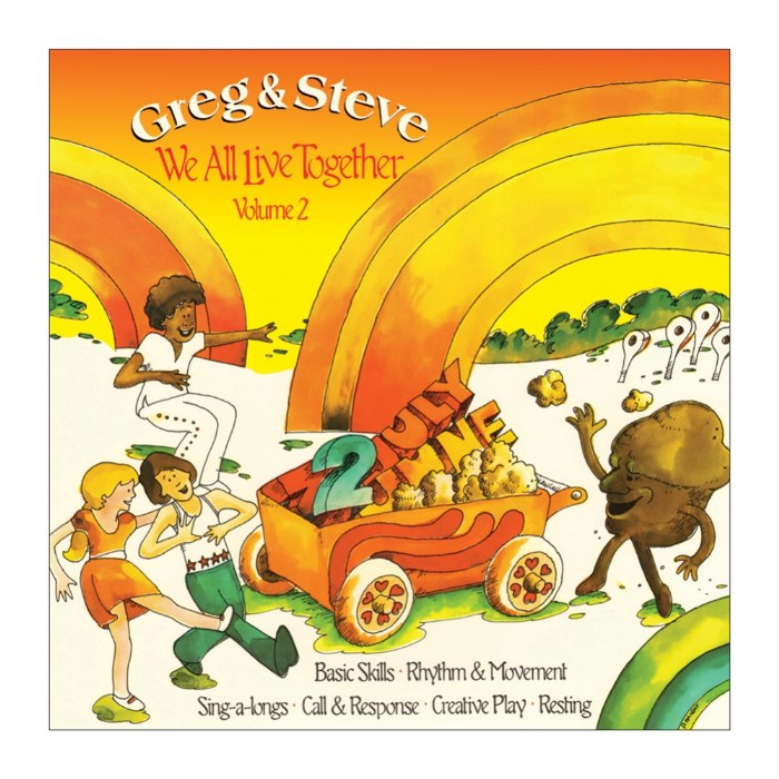 Alternate Image #1 of Greg & Steve: We All Live Together CD Set - Set of 4