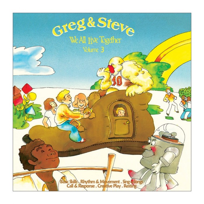 Alternate Image #1 of Greg & Steve: We All Live Together CD Set - Set of 4