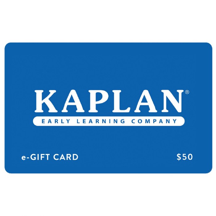 Primary Image of Kaplan Electronic Gift Card - $50