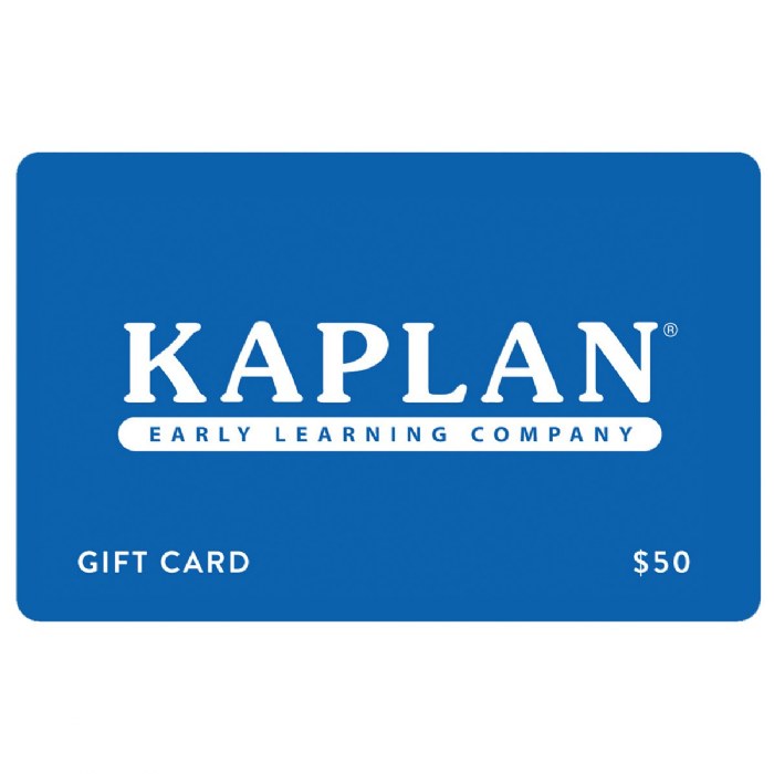 Primary Image of Kaplan Gift Card - $50