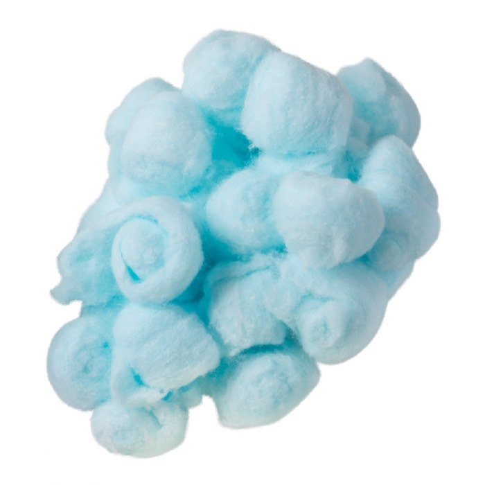 Primary Image of Blue Craft Fluffs - 100 Pieces