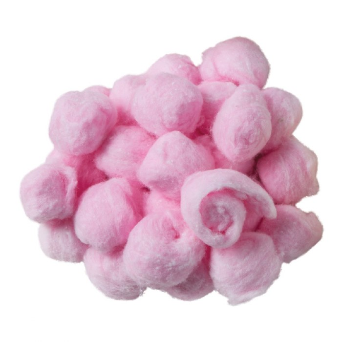 Primary Image of Pink Craft Fluffs - 100 Pieces