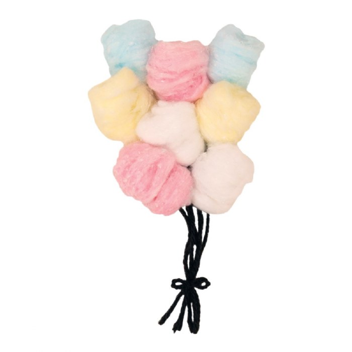 Alternate Image #1 of Yellow Craft Fluffs - 100 Pieces