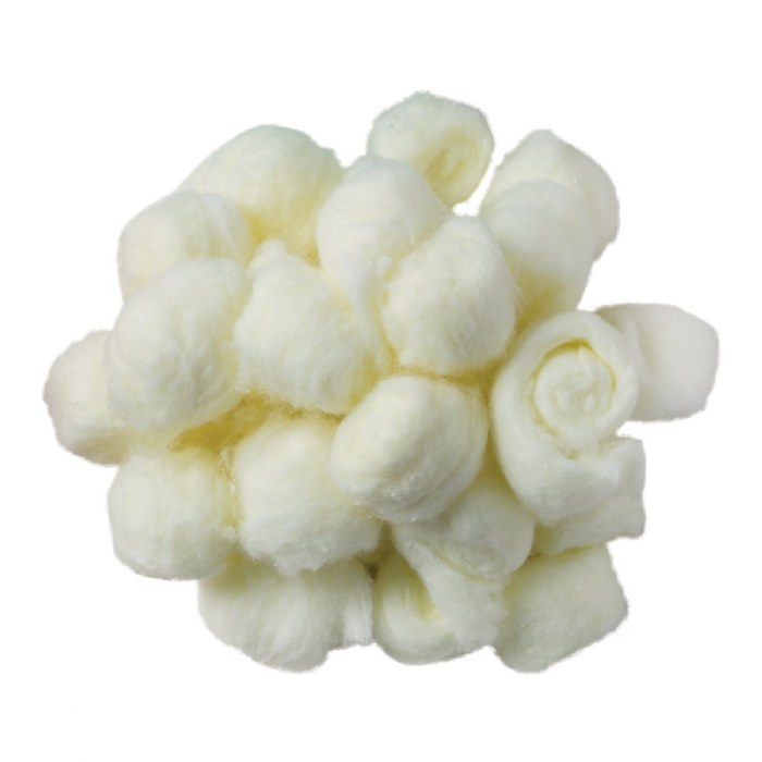 Primary Image of Yellow Craft Fluffs - 100 Pieces