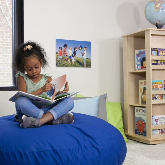 Alternate Image #1 of Cozy Lounger - Solid Blue