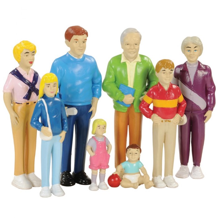 Primary Image of Multi-Generational Block Family Play Set - Caucasian