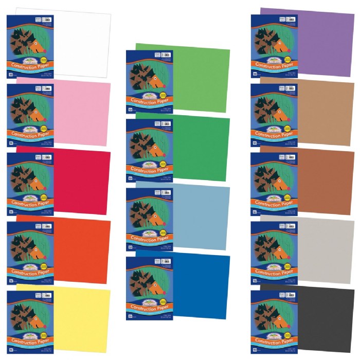 Alternate Image #1 of Sunworks 12" x 18" Construction Paper Assorted Pack - 700 Sheets