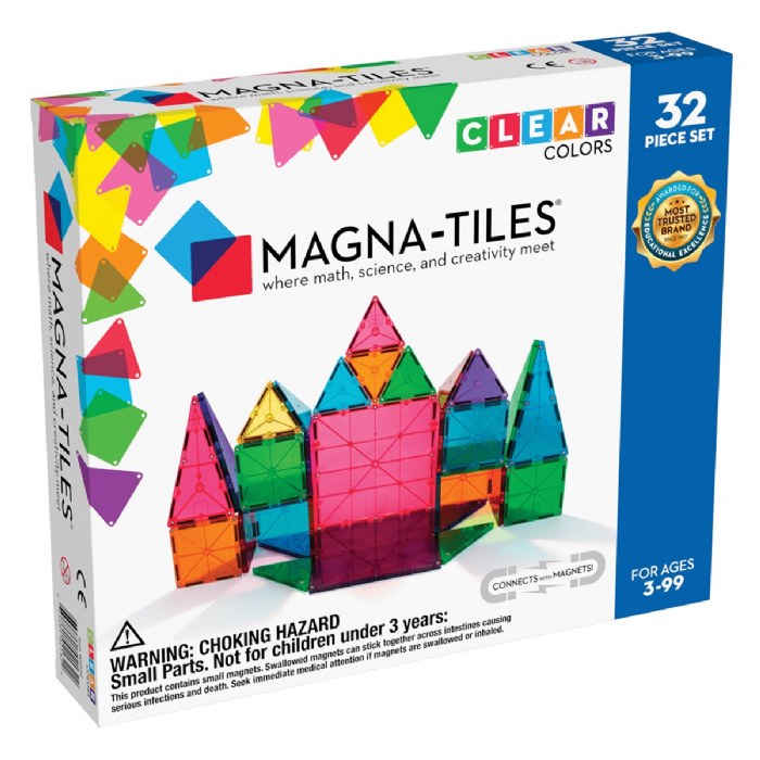Alternate Image #1 of MAGNA-TILES&reg; 32-Piece Clear Colors Set