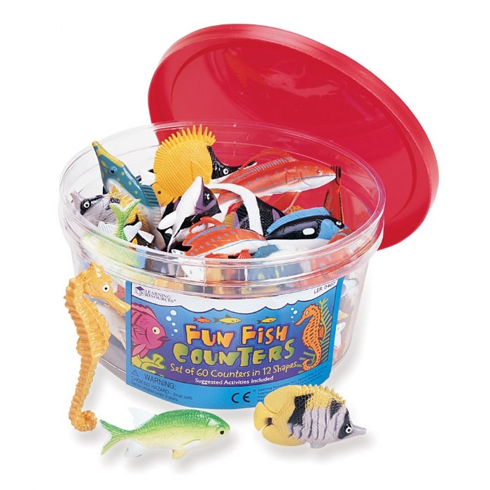 Primary Image of Fish Counters Bucket - 60 Pieces