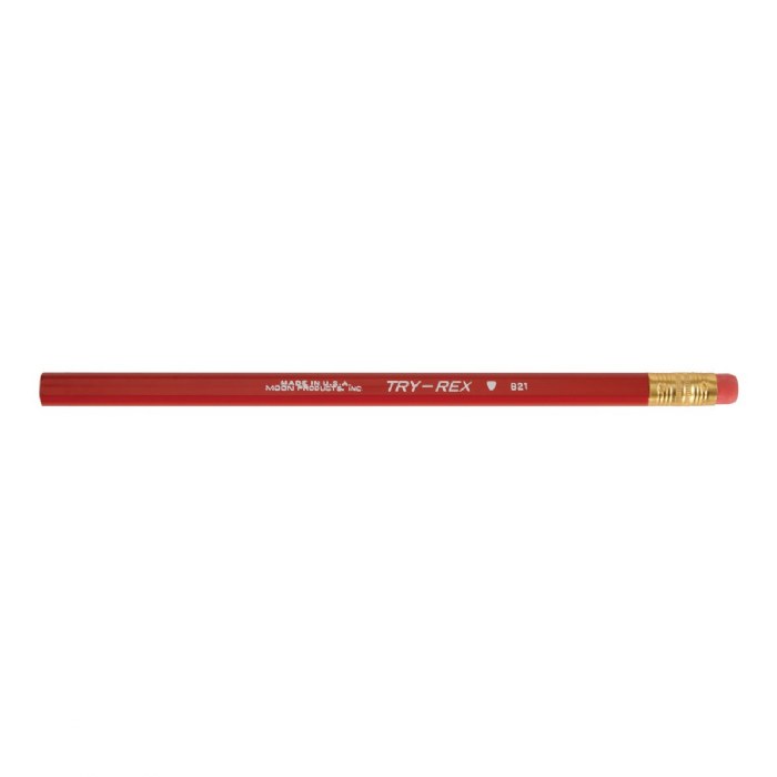 Alternate Image #1 of Jumbo Try-Rex Triangular Pencil with Eraser - 1 Dozen