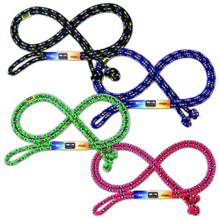 Alternate Image #1 of 8' Confetti Multicolor Jump Ropes - Set of 4