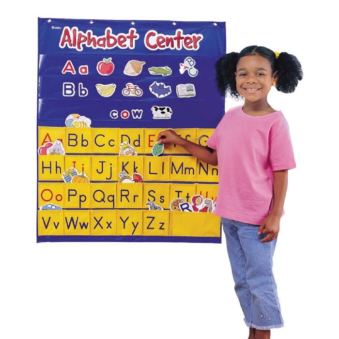 Alternate Image #1 of Alphabet Center Pocket Chart