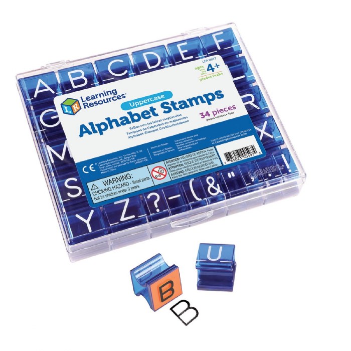 Primary Image of Uppercase Alphabet Stamp Set