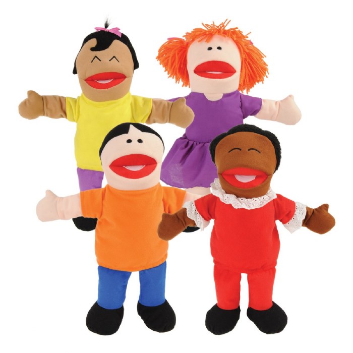 Alternate Image #1 of Kaplan Kids Puppets - Set of 7
