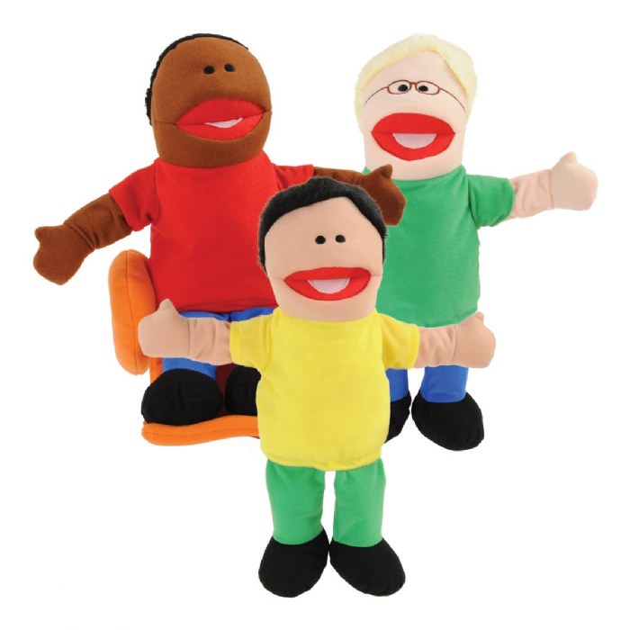 Alternate Image #1 of Kaplan Kids Puppets - Set of 7