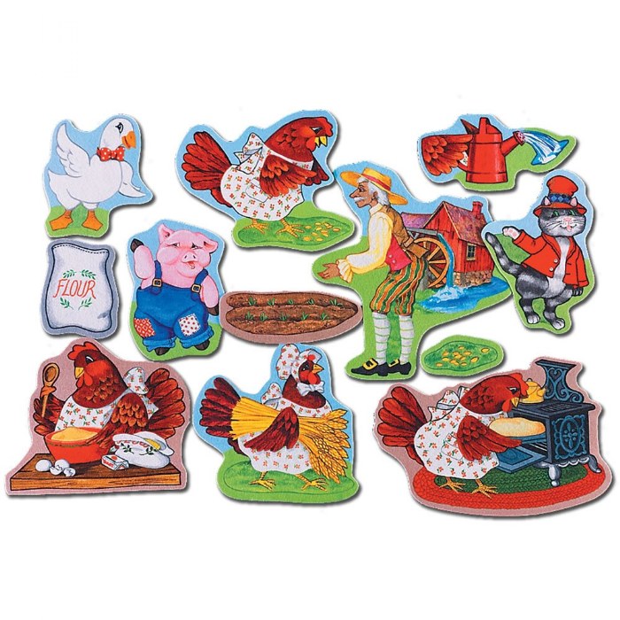 Primary Image of Children's Classic Stories Little Red Hen Felt Set