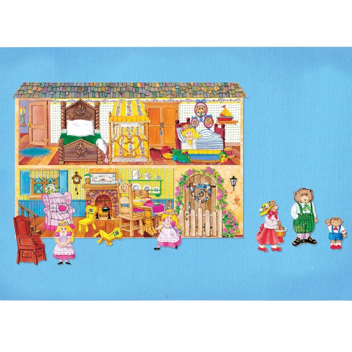 Alternate Image #1 of Classic Stories Goldilocks Felt Set