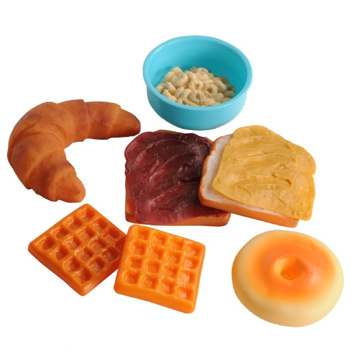 Alternate Image #1 of Life-size Pretend Play Breakfast Meal Set - 24 Pieces