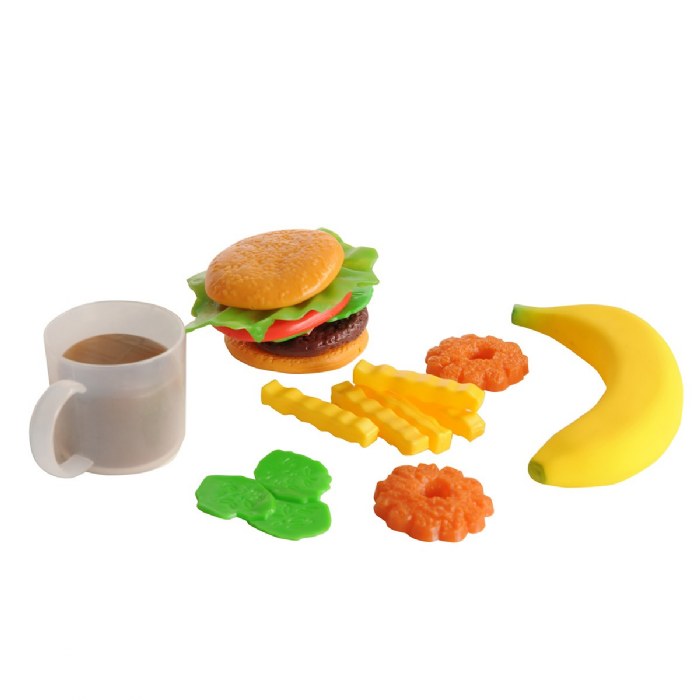 Alternate Image #1 of Life-size Pretend Play Lunch Meal Set - 32 Pieces