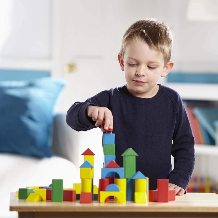 Alternate Image #1 of Wooden Color Blocks - 200 Pieces