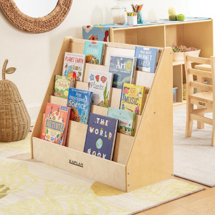 Alternate Image #1 of Carolina Large 5-Shelf Wood Book Display