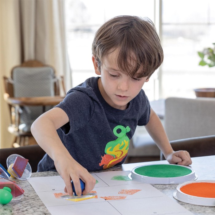 Alternate Image #1 of Washable Ink Jumbo Stamp Pad - Green