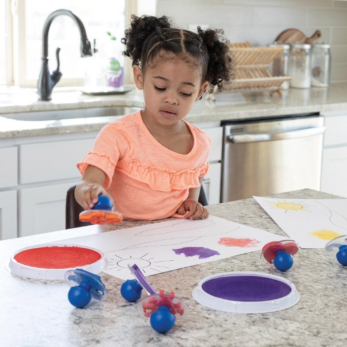 Alternate Image #1 of Washable Ink Jumbo Stamp Pad  - Red